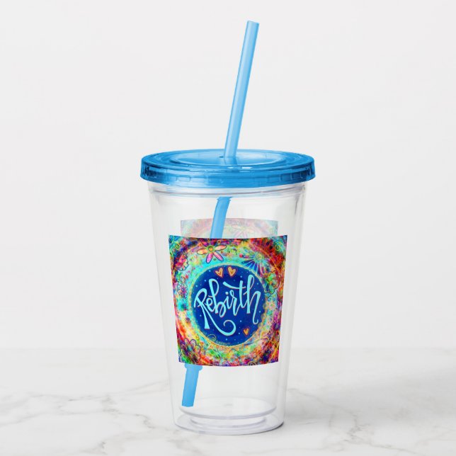Rebirth “Inspirivity” Acrylic Tumbler (Back)