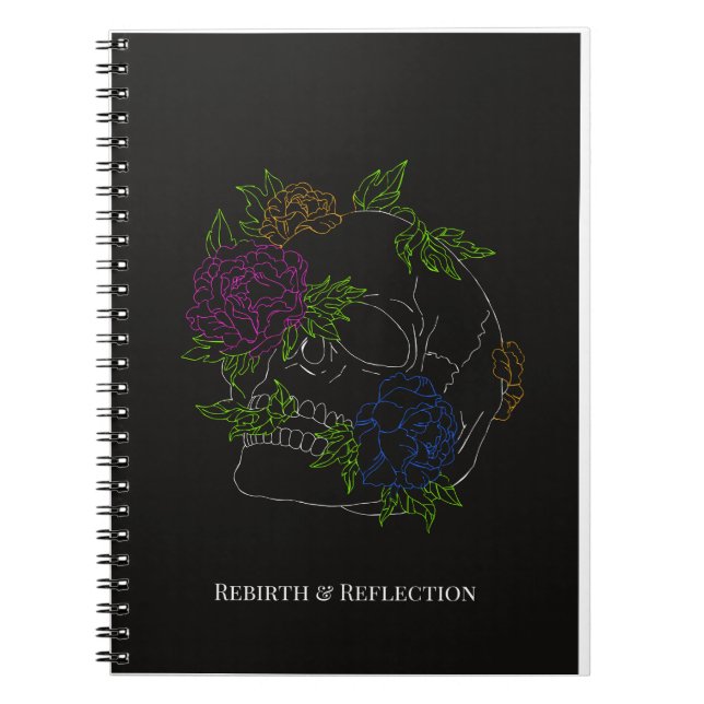 Rebirth & Reflection Notebook (Front)