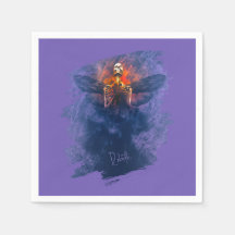 Rebirth. Skeleton with wings rising up