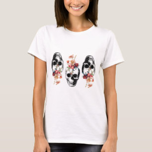 Rebirth - Skulls Blossoming T-Shirt