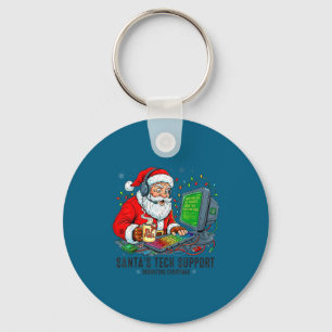 Rebooting Support Tech Santa s Crew Key Ring