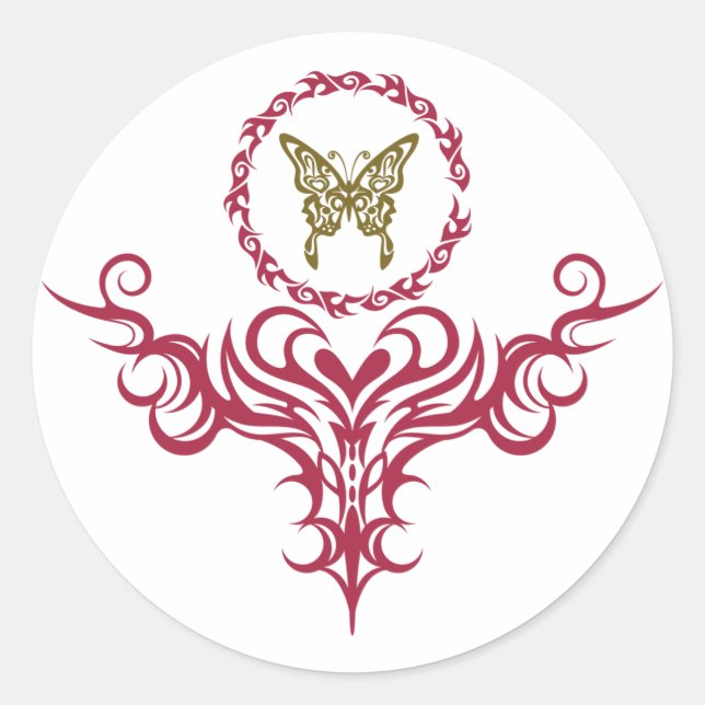 Reborn Classic Round Sticker (Front)