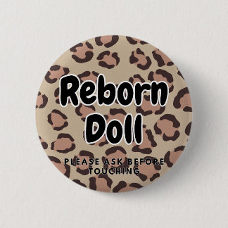 Reborn doll Button Please Ask Before Touching