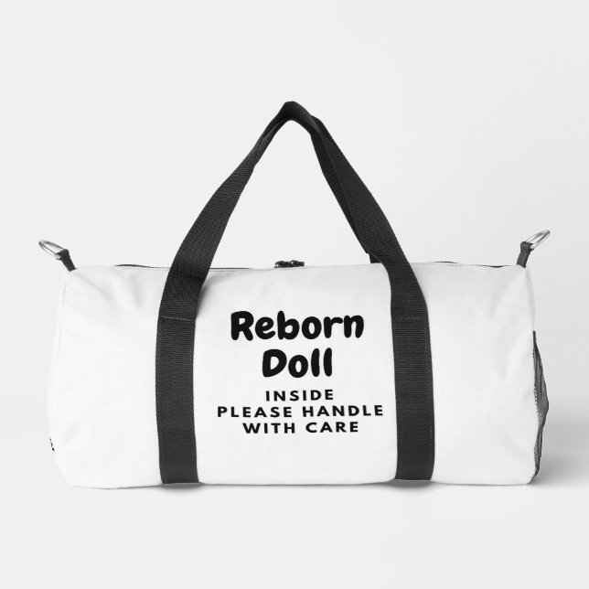 Reborn Doll Inside Tote Bag (Front)