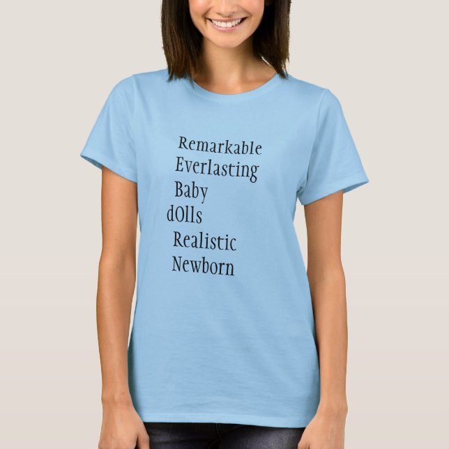 Reborn Dolls shirt (Front)