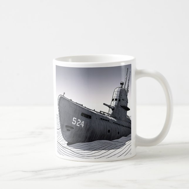 Rebu submarine coffee mug (Right)