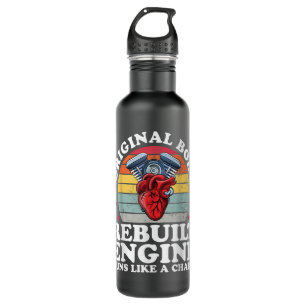 Rebuilt Engine Open Heart Surgery Recovery Survivo 710 Ml Water Bottle