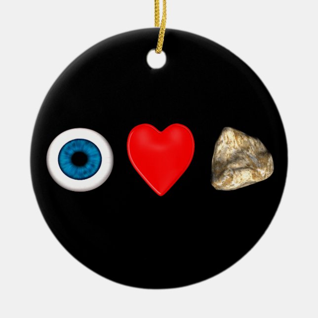 Rebus For Physicists Ceramic Tree Decoration (Front)