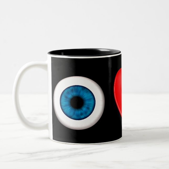 Rebus For Physicists Two-Tone Coffee Mug (Left)