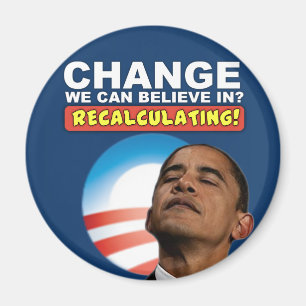 Recalculating - Anti Obama Magnet