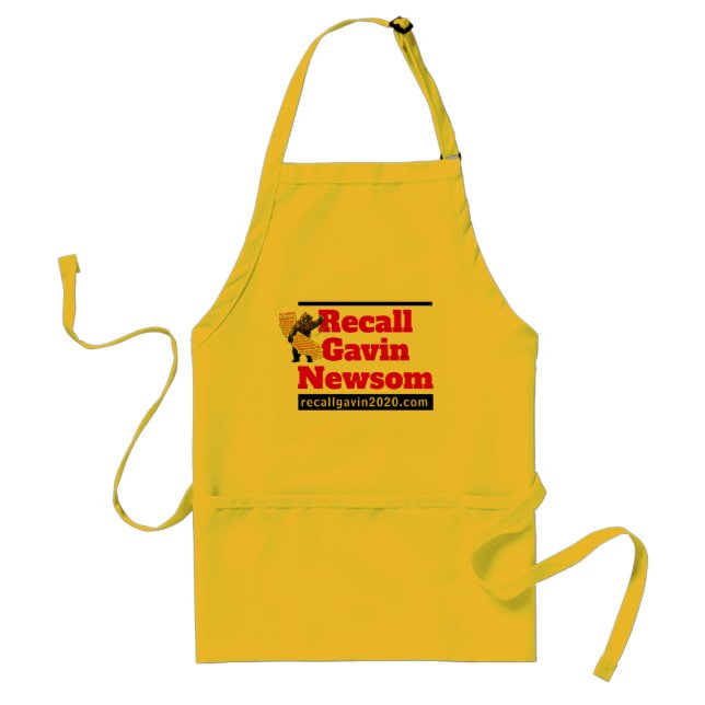 Recall Gavin Newsom Apron (Front)