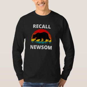 Recall Gavin Newsom Governor Newsom Bear & Sunset T-Shirt