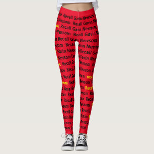 Recall Gavin Newsom Leggings