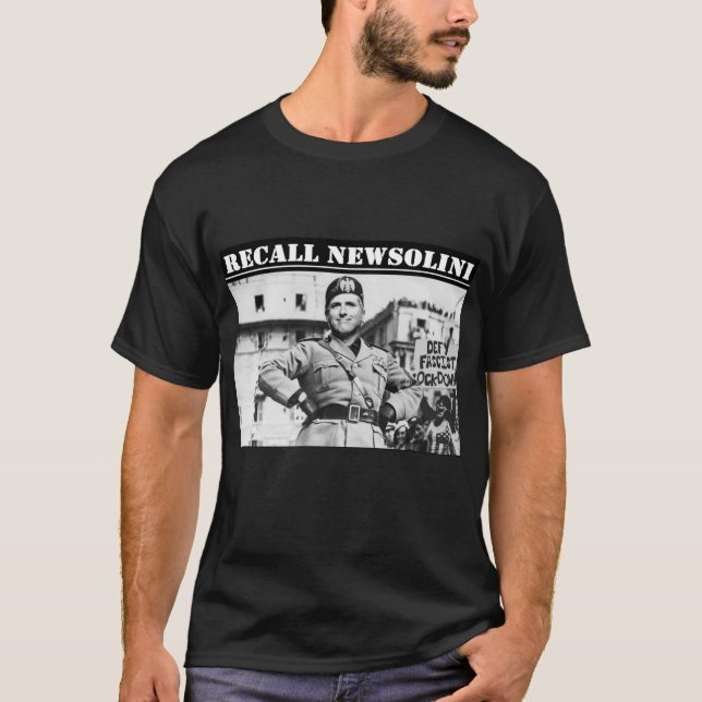 Recall Newsolini - Recall Gavin Newsom - Save CA T-Shirt (Front)