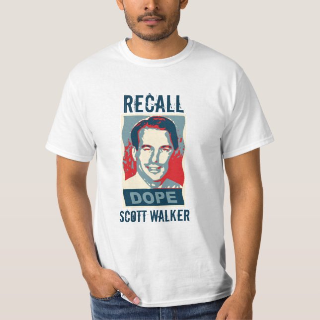 Recall Scott Walker T-Shirt (Front)