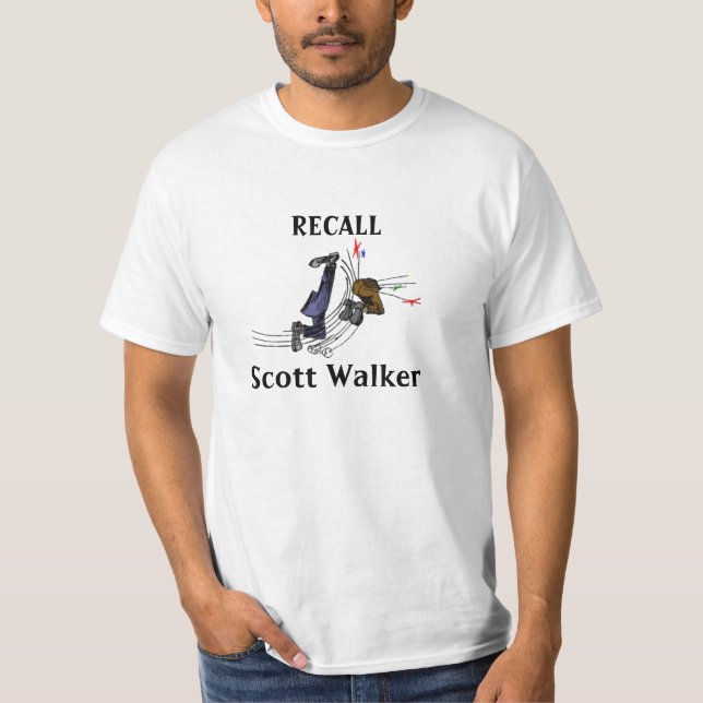 Recall Scott Walker T-Shirt (Front)