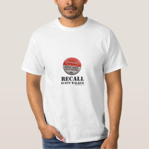 Recall Scott Walker T Shirt