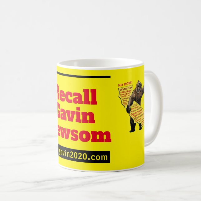 recallgavin2020 cup/pen holder coffee mug (Front Right)