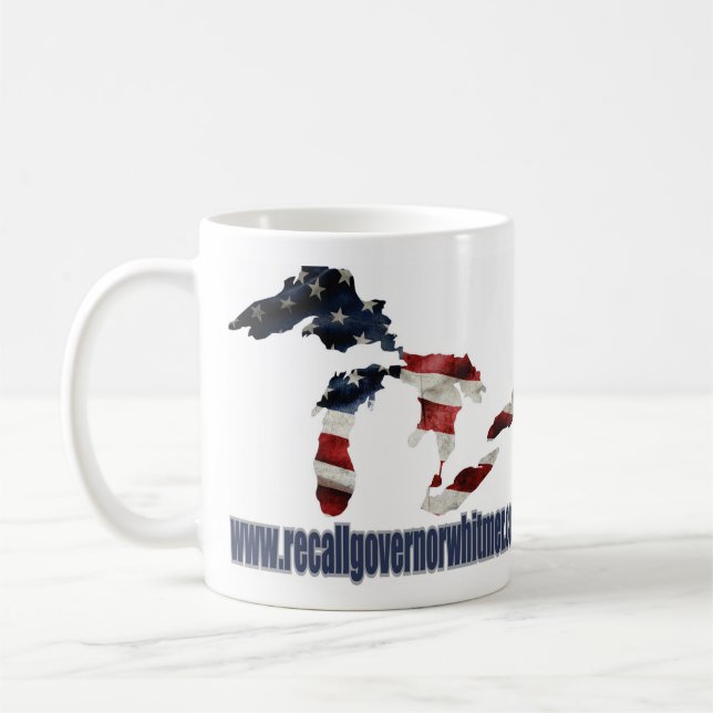 recallgovernorwhitmer.com Coffee Mug (Left)