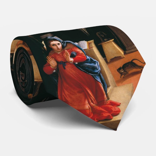 RECANATI ANNUNCIATION by Lorenzo Lotto  Tie (Rolled)