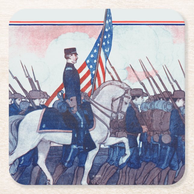 Recaptured: A Philippine War Story Square Paper Coaster (Front)