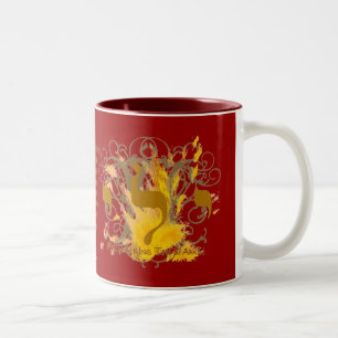 RECAPTURING THE SPARKS ~ RED Two-Tone COFFEE MUG