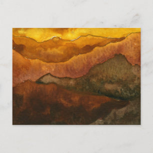 "Receading Hills #3" Country Roads Postcard