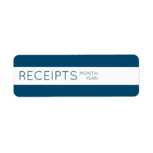 Receipt Organisation Labels