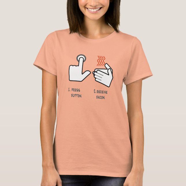 ... receive bacon T-Shirt (Front)