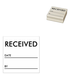 Received Professional Office Rubber Stamp