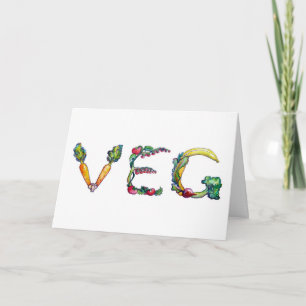 Recent Vegetarian or Vegan Greeting Card