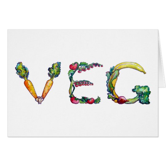 Recent Vegetarian or Vegan Greeting Card