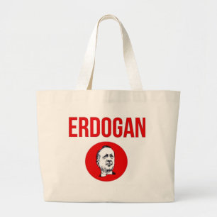 Recep Tayyip Erdogan - Türkiye - Turkey Large Tote Bag
