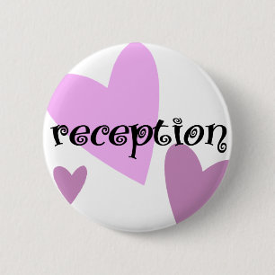 Reception 6 Cm Round Badge