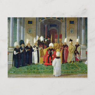 Reception at the Court of the Sultan Selim III Postcard