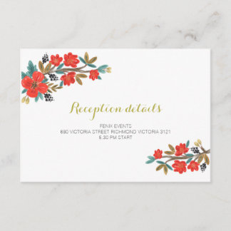 Reception Card