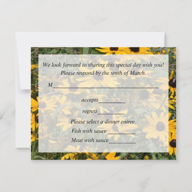 Reception Card (Front)