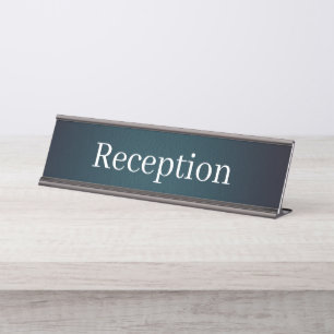 Reception Desk Name Plate