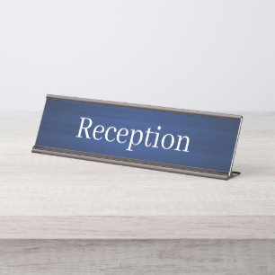 Reception Desk Name Plate
