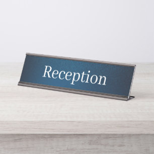 Reception Desk Name Plate