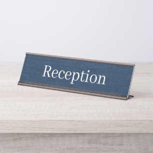 Reception Desk Name Plate