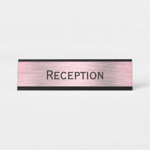 Reception Desk Name Plate