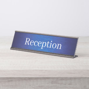 Reception Desk Name Plate