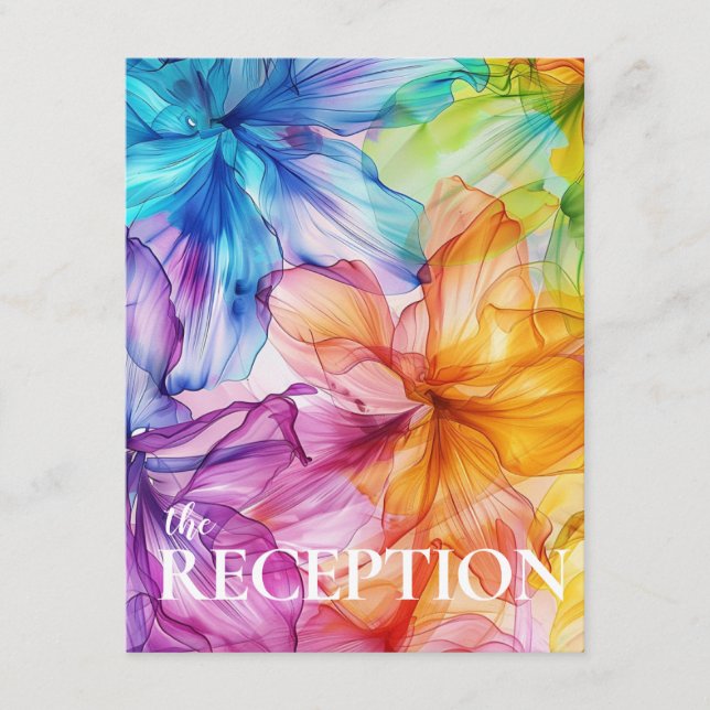 Reception DETAILS Ethereal Bloom Enclosure Card (Front)