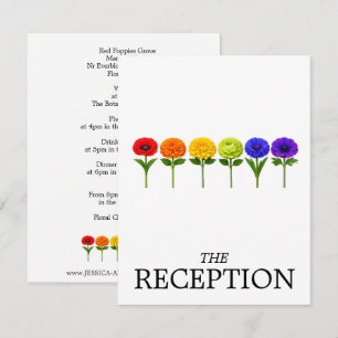 🌈RECEPTION details LGBTQ Flourish Together Enclosure Card