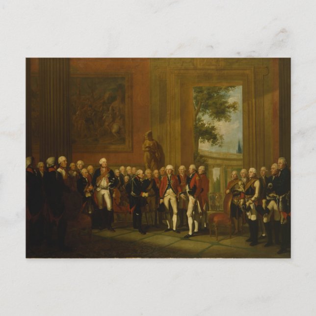 Reception for the Duke of York in Sanssouci Postcard (Front)