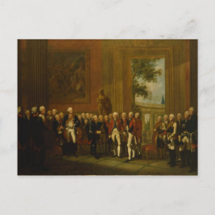 Reception for the Duke of York in Sanssouci Postcard