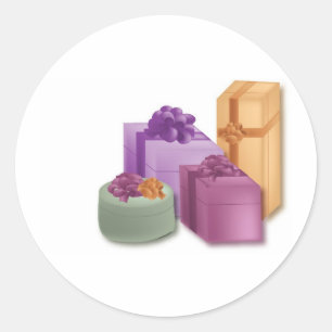 Reception Gifts Classic Round Sticker