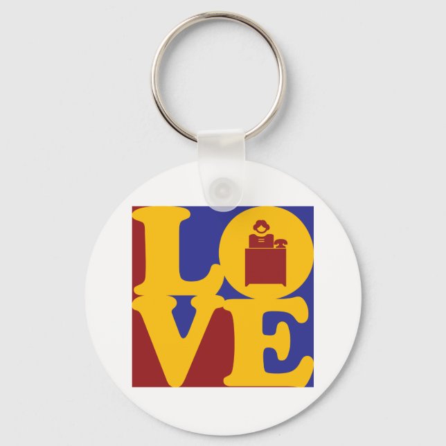Reception Love Key Ring (Front)