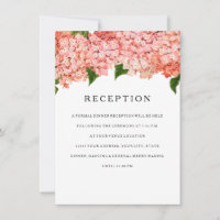 Reception MODERN Wide Stripe Vintage Hydrangea